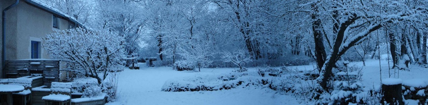 Gite Miradon sous la neige